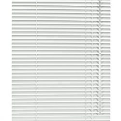 Deco Company 23-3000 Veneziane con Morsetto, Alluminio, Bianco, 40 x 130 cm