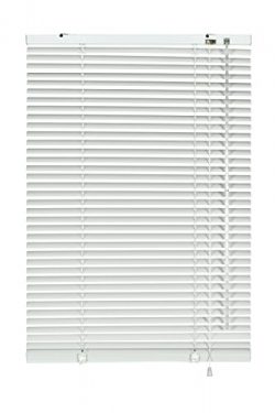 Deco Company 23-3000 Veneziane con Morsetto, Alluminio, Bianco, 40 x 130 cm