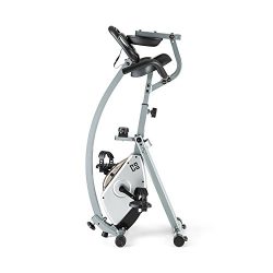 Capital Sports Trajector – Cyclette, X-Bike, Schienale Di Supporto, Maniglie Laterali, Volano Da 3 Kg, 8 Livelli, Computer Con Display LCD, Misurazioni Pulsazioni Manubrio 4