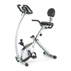 Capital Sports Trajector – Cyclette, X-Bike, Schienale Di Supporto, Maniglie Laterali, Volano Da 3 Kg, 8 Livelli, Computer Con Display LCD, Misurazioni Pulsazioni Manubrio 7